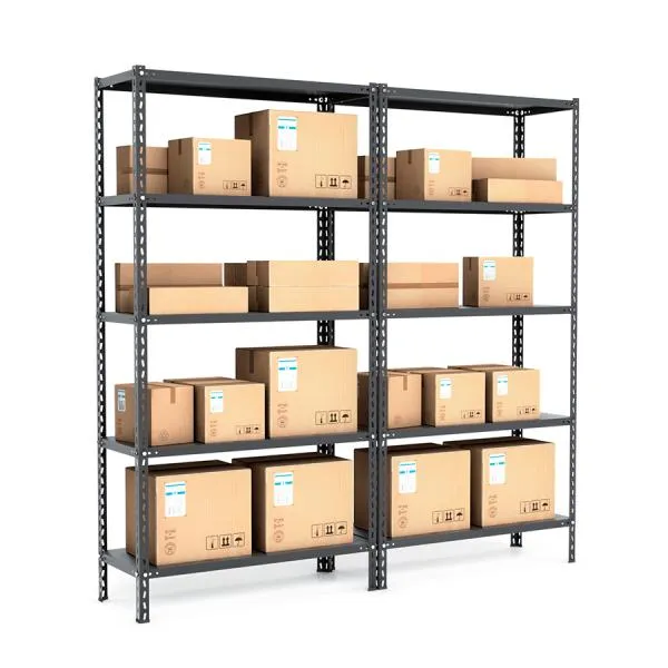 Schroefstelling - rij met 2 modules met lading