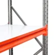 Picking 500 stelling gegalvaniseerd en oranje met melamine plank