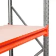 Picking 500 stelling gegalvaniseerd en oranje met spaanplaat